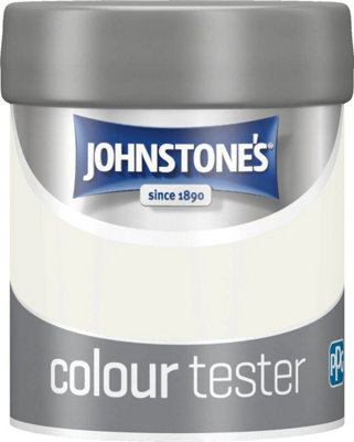 Johnstone's Colour Tester Antique White Matt Paint - 75ml