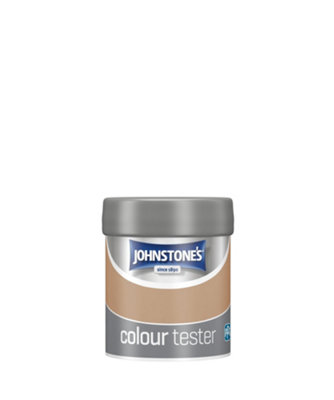 Johnstone's Colour Tester Burnt Sugar Matt Paint - 75ml