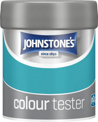 Johnstone's Colour Tester Caribbean Tide Matt Paint - 75ml