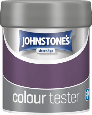 Johnstone's Colour Tester Dark Angel Matt Paint - 75ml