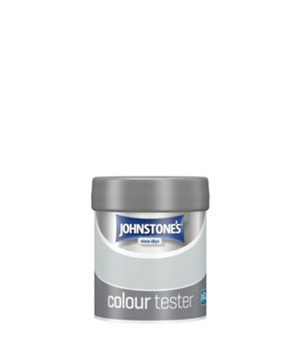 Johnstone's Colour Tester Frosted Silver Matt Paint - 75ml