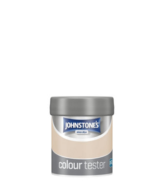 Johnstone's Colour Tester Oatcake Matt Paint 75ml DIY at B&Q