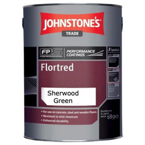 Johnstone's Flortred Floor Paint Sherwood Green 5L