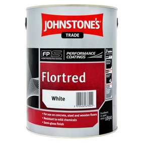 Johnstone's Flortred Floor Paint White 5L