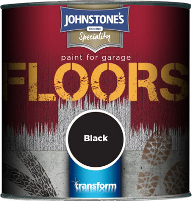 Johnstone's Garage Floor Paint Black - 250ml