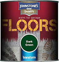 Johnstone's Garage Floor Paint Dark Green - 250ml