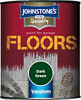 Johnstone's Garage Floor Paint Dark Green -750ml