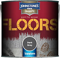 Johnstone's Garage Floor Paint Dark Grey - 2.5L