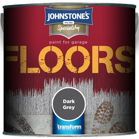 Johnstone's Garage Floor Paint Dark Grey - 2.5L