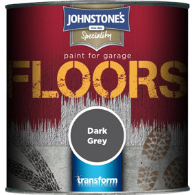 Johnstone's Garage Floor Paint Dark Grey - 250ml