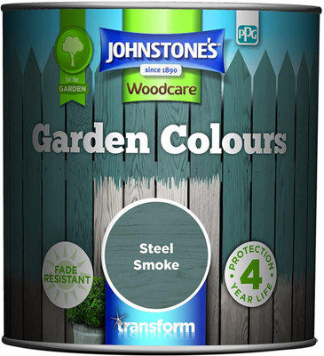 Johnstone's Garden Colours Steel Smoke 1L