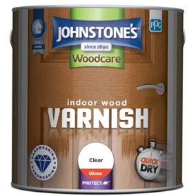 Johnstone's Indoor Clear Varnish Gloss - 2.5L