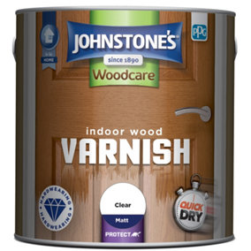Johnstone's Indoor Clear Varnish Matt - 2.5L