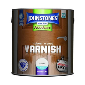 Johnstone's Indoor Clear Varnish Satin - 2.5L
