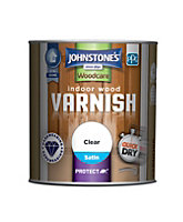 Johnstone's Indoor Clear Varnish Satin - 250ml