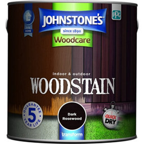 Johnstone's Indoor & Outdoor Woodstain Dark Rosewood - 2.5L