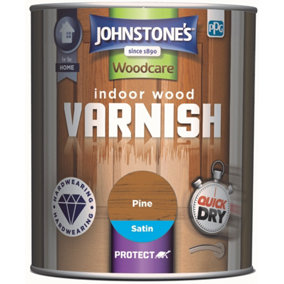 Johnstone's Indoor Pine Varnish Satin - 750ml