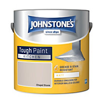 Johnstone's Kitchen Matt Tough Paint Chapel Stone - 2.5L
