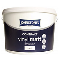 Johnstone's Magnolia Contract Vinyl Matt Emulsion Paint 10L
