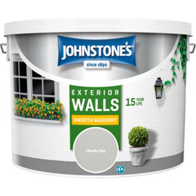 Johnstone's Masonry Paint Cloudy Day - 10L