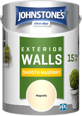 Johnstone's Masonry Paint Magnolia - 5L