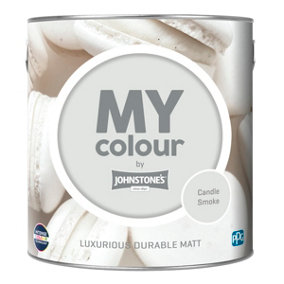 Johnstone's My Colour Durable Matt Candle Smoke - 2.5L