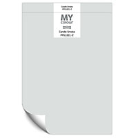 Johnstone's My Colour Durable Matt Paint Candle Smoke -Peel and Stick Sample