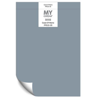 Johnstone's My Colour Durable Matt Paint Coast of Maine - Peel and Stick Sample