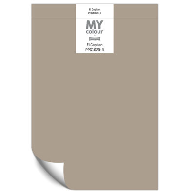 Johnstone's My Colour Durable Matt Paint El Capitan - Peel and Stick Sample