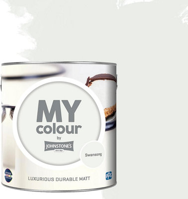 Johnstone's My Colour Durable Matt Paint New Chalk - 2.5L