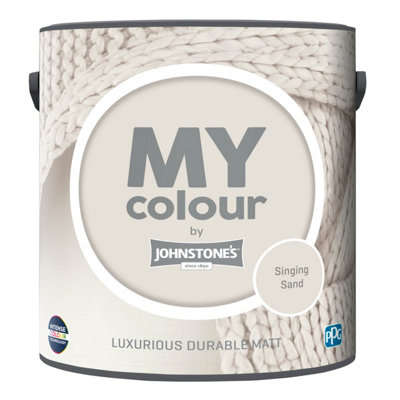 Johnstone's My Colour Durable Matt Paint Singing Sand - 2.5L