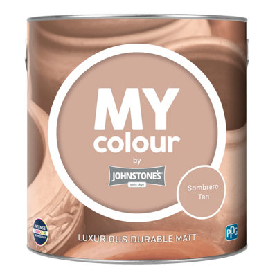 Johnstone's My Colour Durable Matt Paint Sombrero Tan - 2.5L