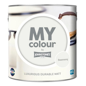 Johnstone's My Colour Durable Matt Paint Swansong - 2.5L