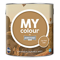 Johnstone's My Colour Durable Matt Paint Tan your Hide - 2.5L