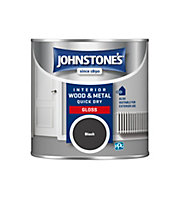 Johnstone's Quick Dry Gloss Black 250ml