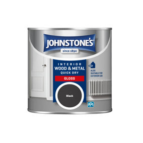 Johnstone's Quick Dry Gloss Black 250ml