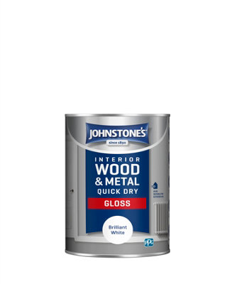 Johnstone's Quick Dry Gloss Brilliant White 1.25L