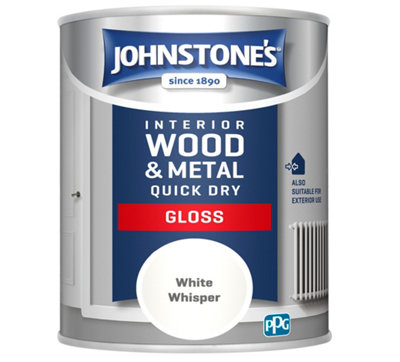 Johnstone's Quick Dry Gloss White Whisper 750ml