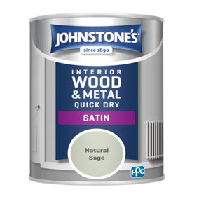 Johnstone's Quick Dry Satin Natural Sage 750ml