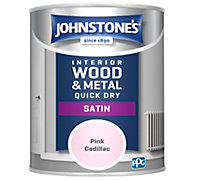 Johnstone's Quick Dry Satin Pink Cadillac 750ml