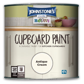 Johnstone's Revive Cupboard Paint Antique Cream 750ml