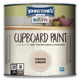 Johnstone's Revive Cupboard Paint Cocoa Cream 750ml