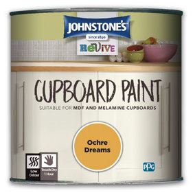 Johnstone's Revive Cupboard Paint Ochre Dreams 750ml