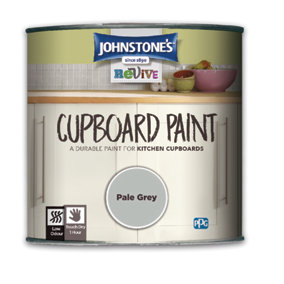 Johnstone's Revive Cupboard Paint Pale Grey 750ml