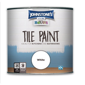 Johnstone's Revive Tile Paint White 750ml