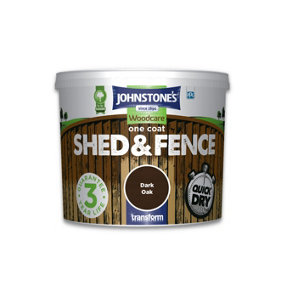 Johnstone's Shed & Fence Dark Oak - 5L