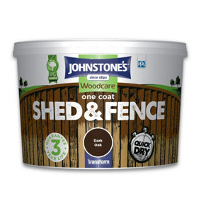 Johnstone's Shed & Fence Dark Oak - 9L