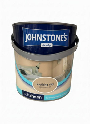 Johnstone's Softsheen Emulsion Paint - Soothing Clay 2.5 Litres