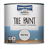 Johnstone's Tile Paint Pale Grey 750ml