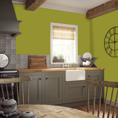 Johnstone's Trade Acrylic Durable Eggshell Walls & Ceilings Emulsion Paint (3060-G60Y) 5L